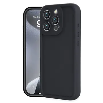 İphone 16 Pro Kılıf Viera Silikon - Siyah