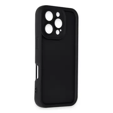 İphone 16 Pro Kılıf Viera Silikon - Siyah