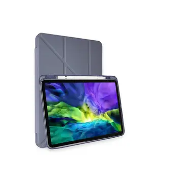 İpad Pro 11 (2024) Kılıf Kalemlikli Mars Tablet Kılıfı - Lavender