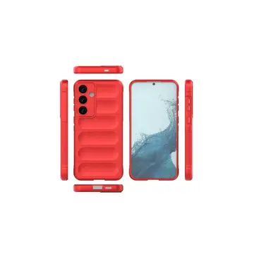 Samsung Galaxy S24 Fe Kılıf Optimum Silikon - Kırmızı