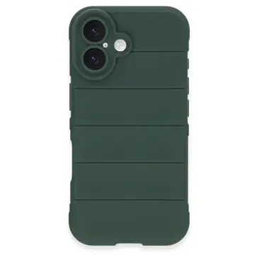 İphone 16 Plus Kılıf Optimum Silikon - Koyu Yeşil