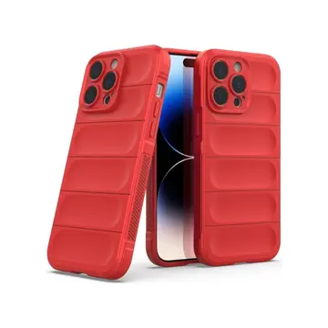 İphone 16 Pro Max Kılıf Optimum Silikon - Kırmızı
