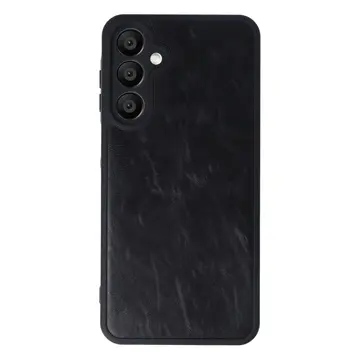 Samsung Galaxy A16 5g Kılıf Aras Deri Kapak - Siyah
