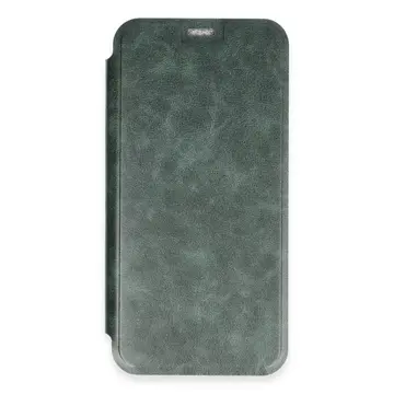 İphone 16 Plus Kılıf Flip Cover - Koyu Yeşil