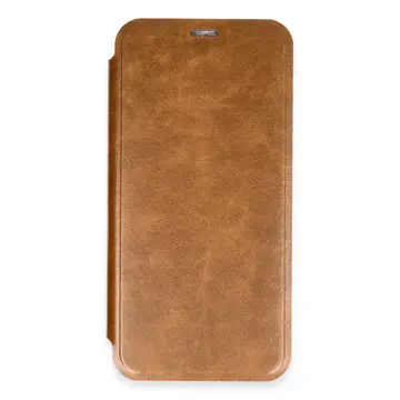 İphone 16 Plus Kılıf Flip Cover - Taba