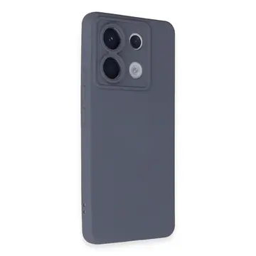 Xiaomi Redmi Note 13 Pro 5g Kılıf Nano İçi Kadife Silikon - Gri
