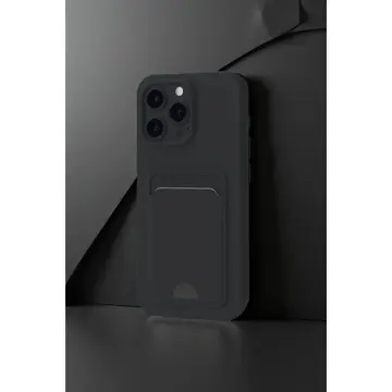 İphone 16 Pro Kılıf Kelvin Kartvizitli Silikon - Lila