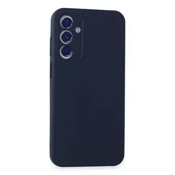 Samsung Galaxy A55 5g Kılıf First Silikon - Lacivert