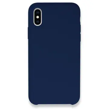 İphone Xs Max Kılıf Lansman Legant Silikon - Lacivert