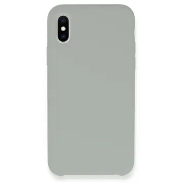 İphone Xs Max Kılıf Lansman Legant Silikon - Açık Gri