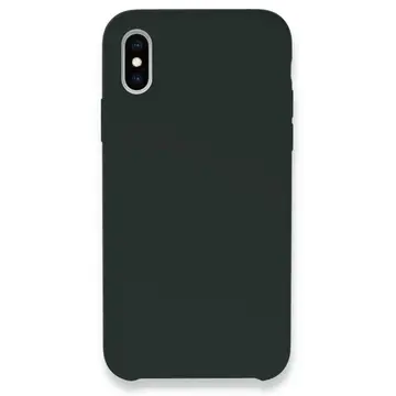 İphone Xs Max Kılıf Lansman Legant Silikon - Koyu Yeşil