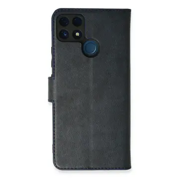 Realme C25 Kılıf Trend S Plus Kapaklı Kılıf - Lacivert