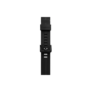 Watch 38mm Kr408 Çizgili Silikon Kordon - Siyah