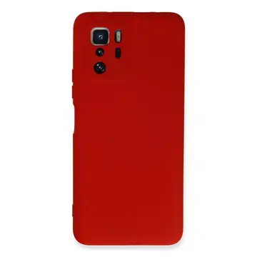 Xiaomi Poco X3 Gt Kılıf Nano İçi Kadife Silikon - Kırmızı