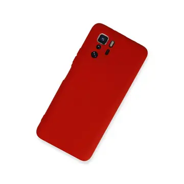 Xiaomi Poco X3 Gt Kılıf Nano İçi Kadife Silikon - Kırmızı