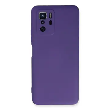Xiaomi Poco X3 Gt Kılıf Nano İçi Kadife Silikon - Mor