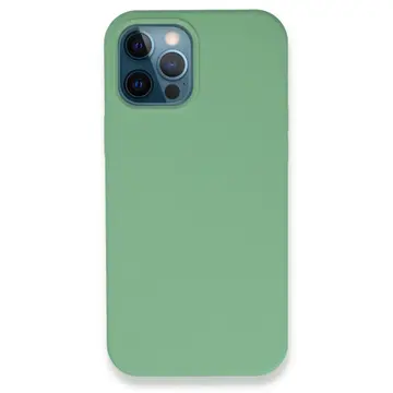 İphone 12 Pro Kılıf Lansman Legant Silikon - Yeşil