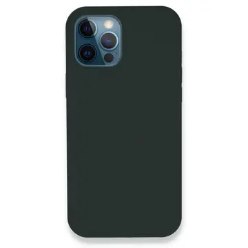 İphone 12 Pro Kılıf Lansman Legant Silikon - Koyu Yeşil
