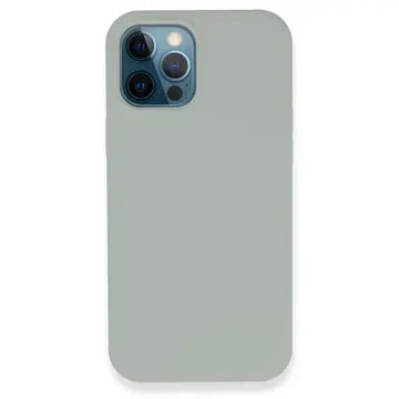 İphone 12 Pro Kılıf Lansman Legant Silikon - Açık Gri