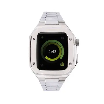 Watch 45mm Metal Petek Kasalı Kordon - Gümüş