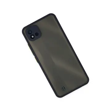 Realme C11 2021 Kılıf Montreal Silikon Kapak - Lacivert