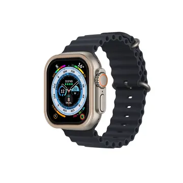 Watch Ultra 49mm Alüminyum Kasa Cam Ekran Koruyucu - Gold
