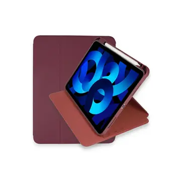 İpad Pro 11 (2021) Kılıf Ling 360 Kalemlikli Tablet Kılıf - Mor