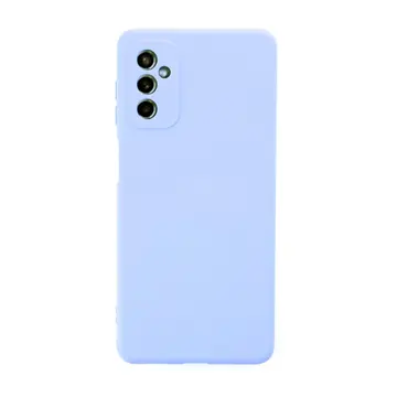 Samsung Galaxy M52 5g Kılıf Nano İçi Kadife Silikon - Lila