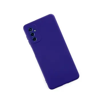 Samsung Galaxy M52 5g Kılıf Nano İçi Kadife Silikon - Mor