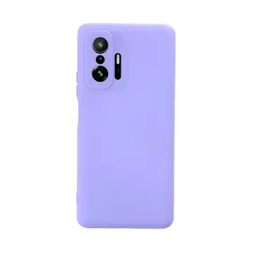 Xiaomi Mi 11t Pro Kılıf Nano İçi Kadife Silikon - Lila