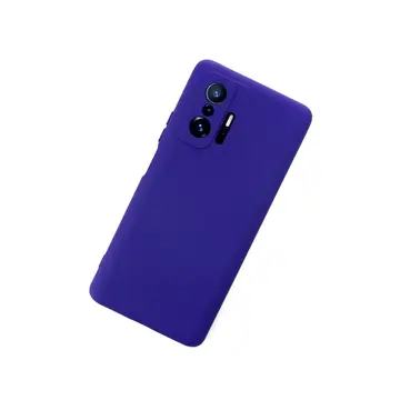 Xiaomi Mi 11t Pro Kılıf Nano İçi Kadife Silikon - Mor