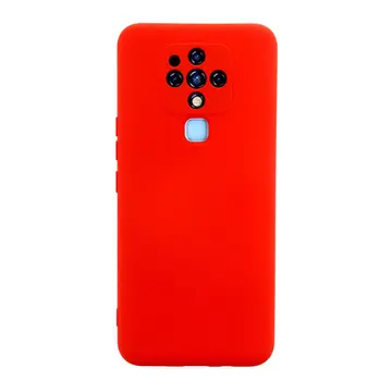 Tecno Camon 16 Kılıf Nano İçi Kadife Silikon - Kırmızı