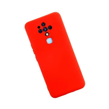 Tecno Camon 16 Kılıf Nano İçi Kadife Silikon - Kırmızı