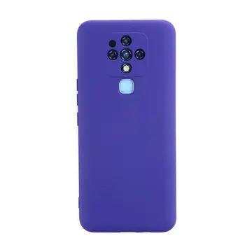 Tecno Camon 16 Kılıf Nano İçi Kadife Silikon - Mor