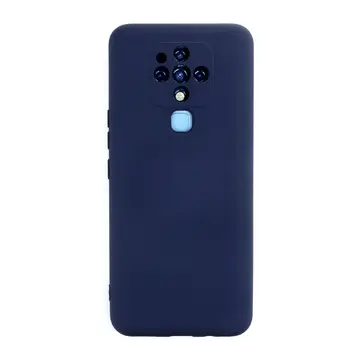 Tecno Camon 16 Kılıf Nano İçi Kadife Silikon - Lacivert