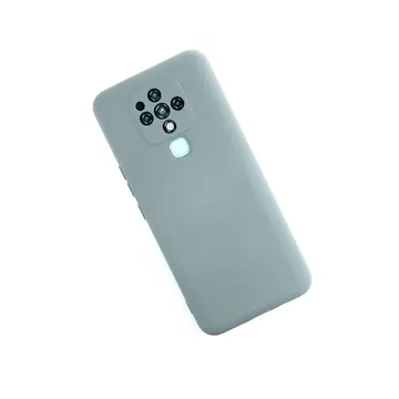 Tecno Camon 16 Kılıf Nano İçi Kadife Silikon - Buz Mavisi