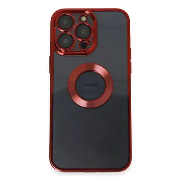 İphone 14 Pro Kılıf Slot Silikon - Kırmızı