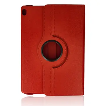 Lenovo M10 X505f Kılıf 360 Tablet Deri Kılıf - Kırmızı