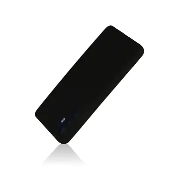 Oppo Reno 6 Kılıf Nano İçi Kadife Silikon - Siyah