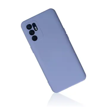 Oppo Reno 6 Kılıf Nano İçi Kadife Silikon - Lila