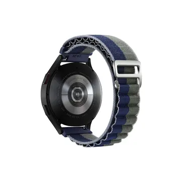 Watch 20mm Kr410 Kumaş Kordon - Lacivert-yeşil