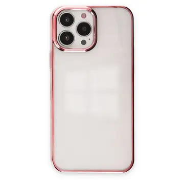 İphone 13 Pro Max Kılıf Element Silikon - Pembe