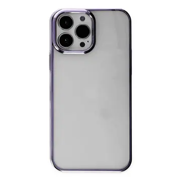 İphone 13 Pro Max Kılıf Element Silikon - Mor