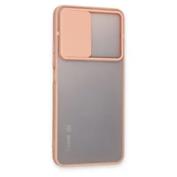 Xiaomi Redmi Note 11 Pro Plus 5g Kılıf Palm Buzlu Kamera Sürgülü Silikon - Pembe