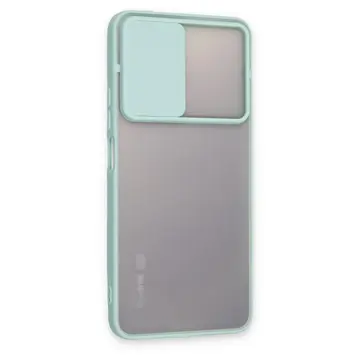 Xiaomi Redmi Note 11 Pro Plus 5g Kılıf Palm Buzlu Kamera Sürgülü Silikon - Turkuaz
