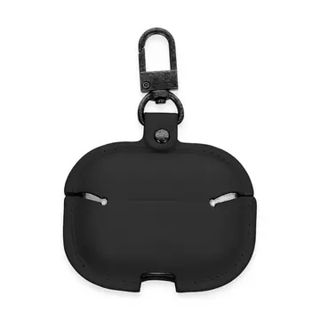 Airpods 3 (3.nesil) Çanta Deri Kılıf - Siyah