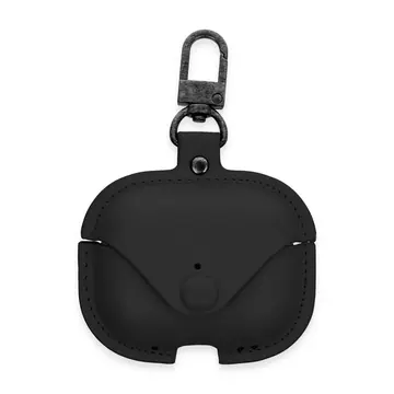 Airpods Pro 2 (2.nesil) Çanta Deri Kılıf - Siyah
