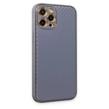 İphone 12 Pro Kılıf Coco Karbon Silikon - Gri
