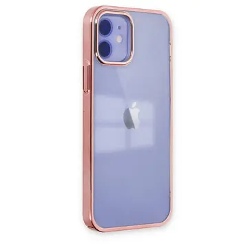 İphone 12 Kılıf Element Silikon - Pembe