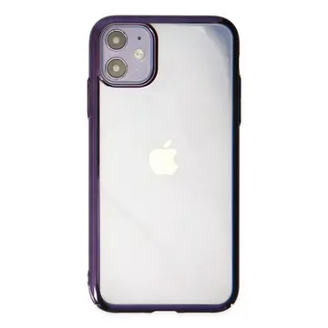 İphone 12 Kılıf Element Silikon - Mor